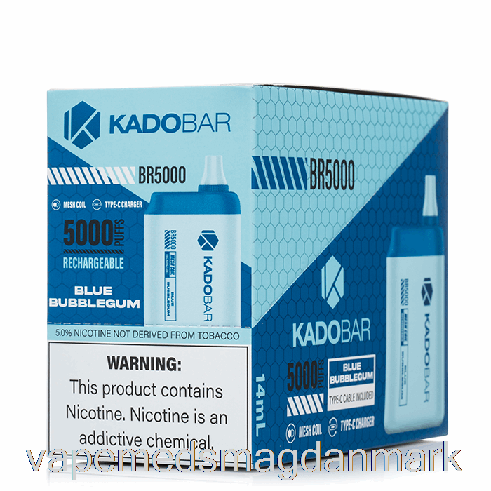 Vape Væske [5-pack] Kado Bar Br5000 Engangs